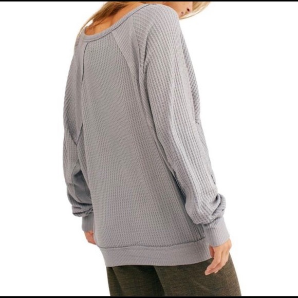NWT FREE PEOPLE THERMAL TOP - Picture 4 of 10